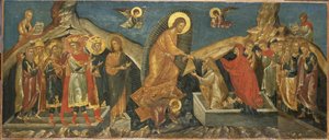 Sestup Krista do pekla, cca 1600-15 (lesklá barva na plátně)